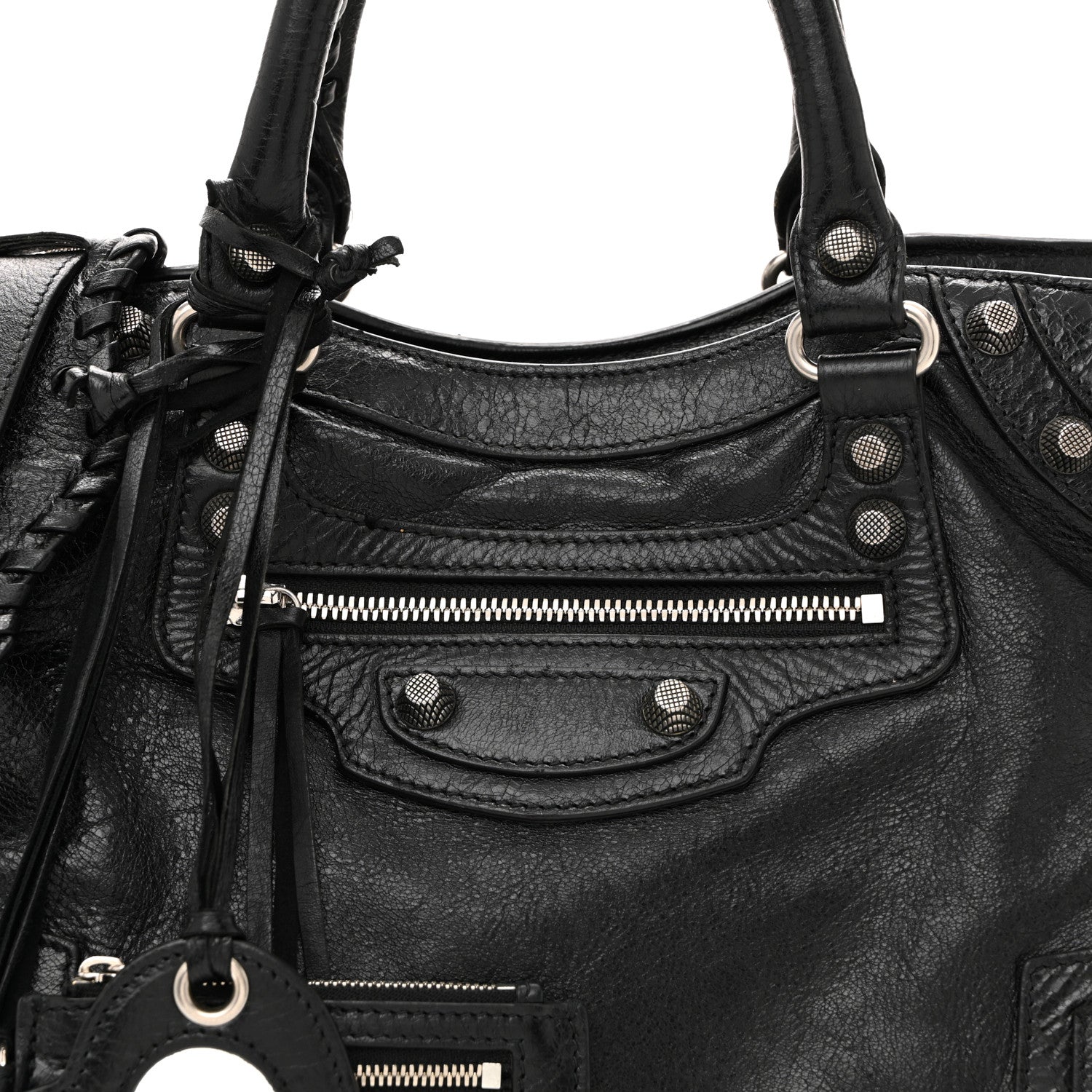 Balenciaga Agneau Arena Neo Cagole City Handbag Black 8 of 10