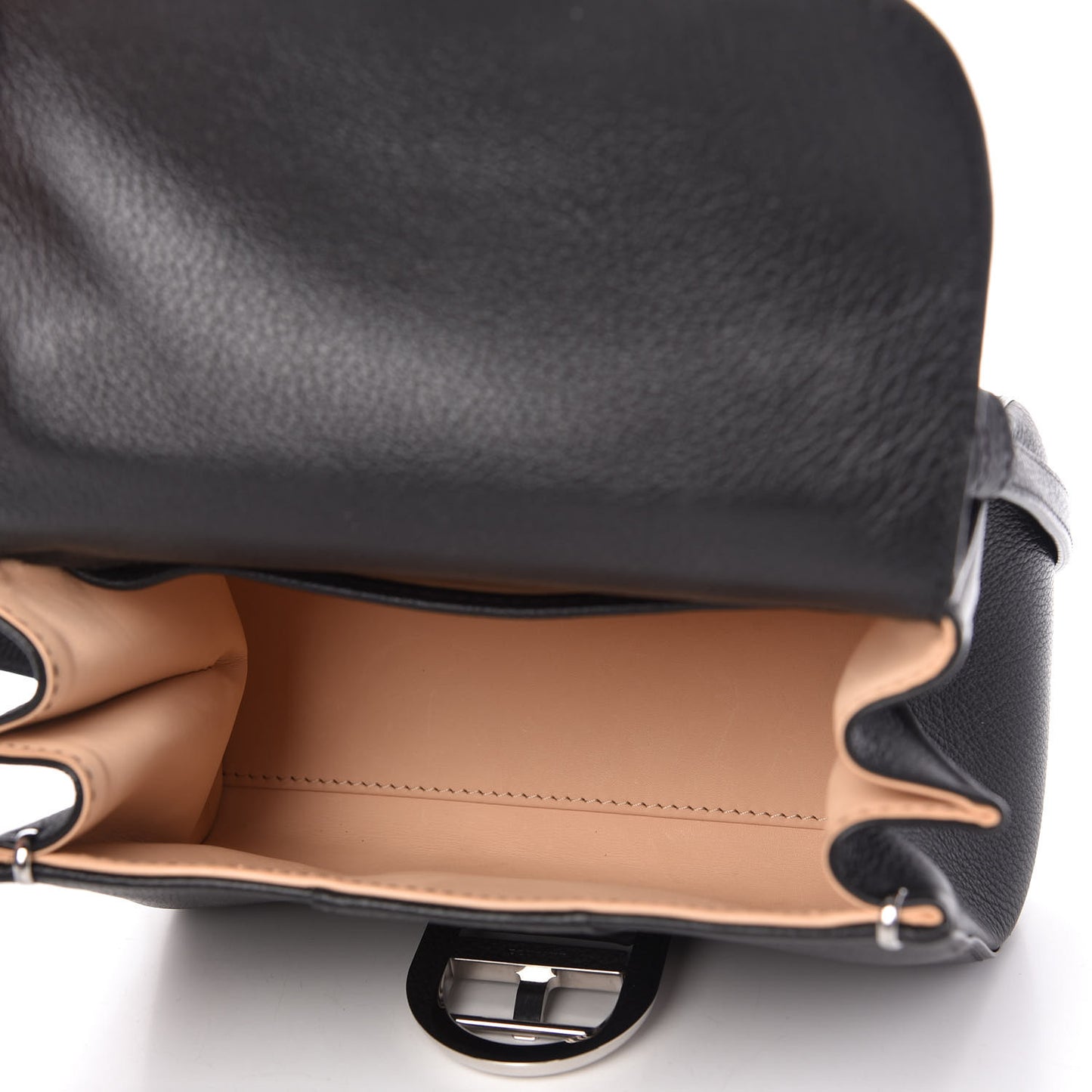 Grained Calfskin Mini Brillant Satchel Black