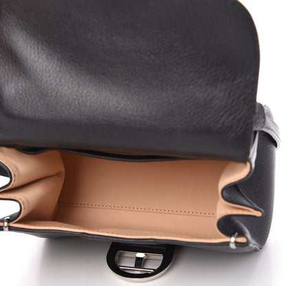 Delvaux Grained Calfskin Mini Brillant Satchel Black 5 of 10