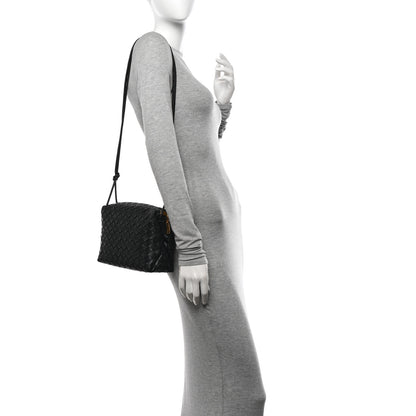 Bottega Veneta Nappa Intrecciato Small Loop Camera Bag Black 2 of 9