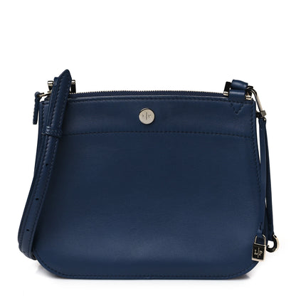 Loro Piana Calfskin Milky Way Odessa Shoulder Bag Navy 1 of 8