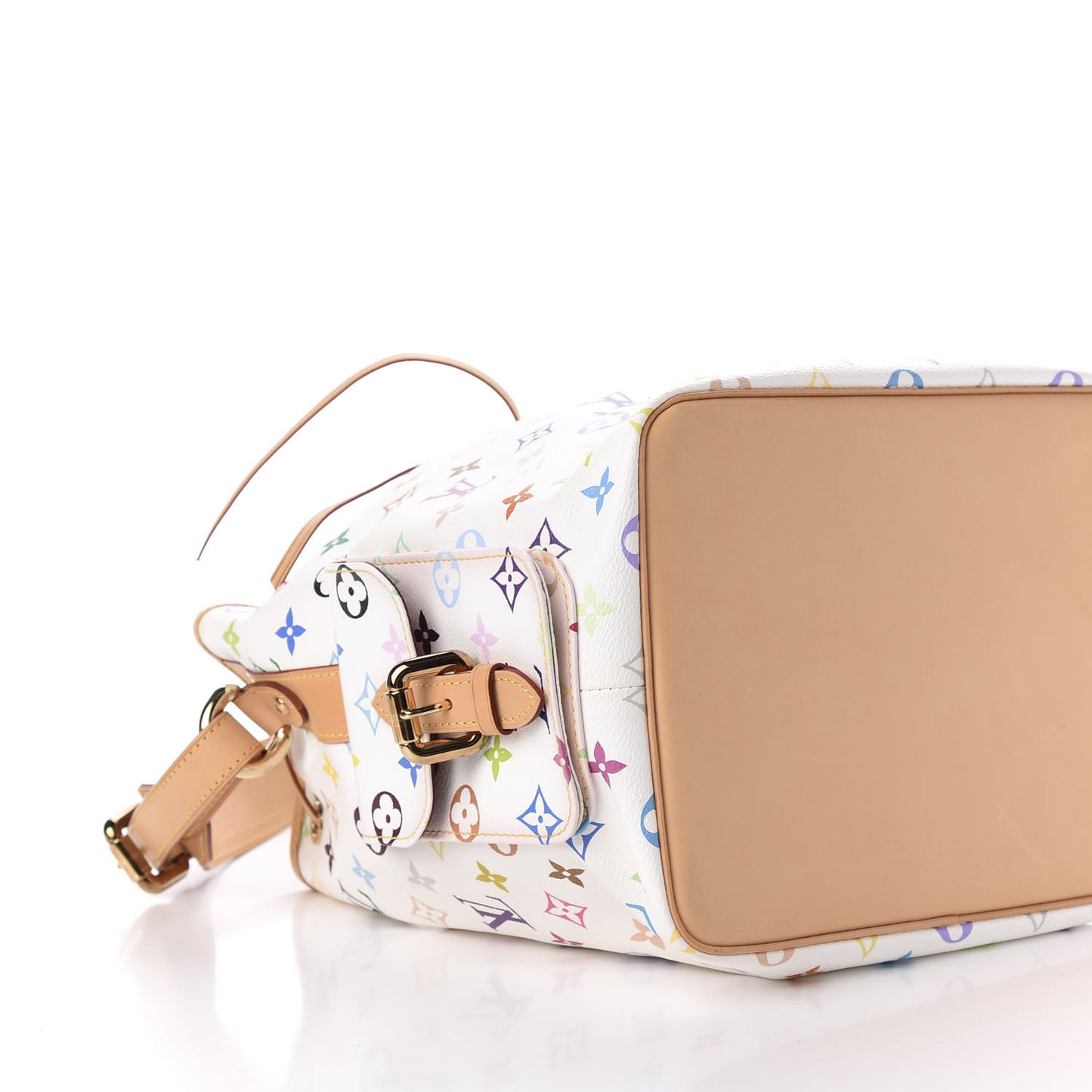 Monogram Multicolor Petit Noe White