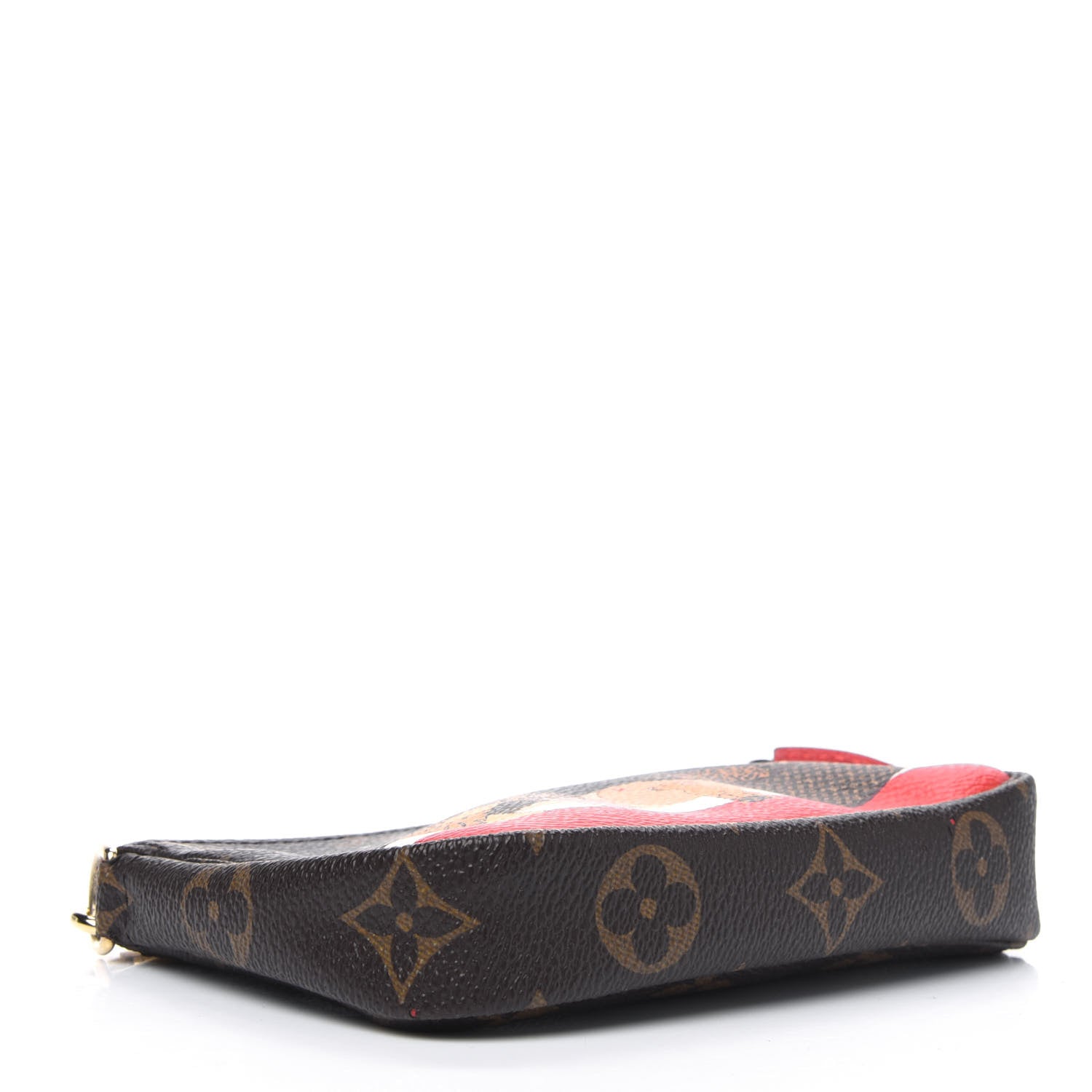 Louis Vuitton Monogram 2018 Christmas Animation Mini Cats Pochette Accessories 3 of 4