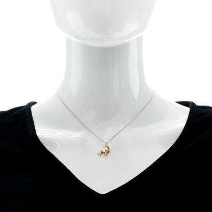 Tiffany 18K Yellow Gold Save The Wild Lion Charm Pendant Necklace 2 of 6
