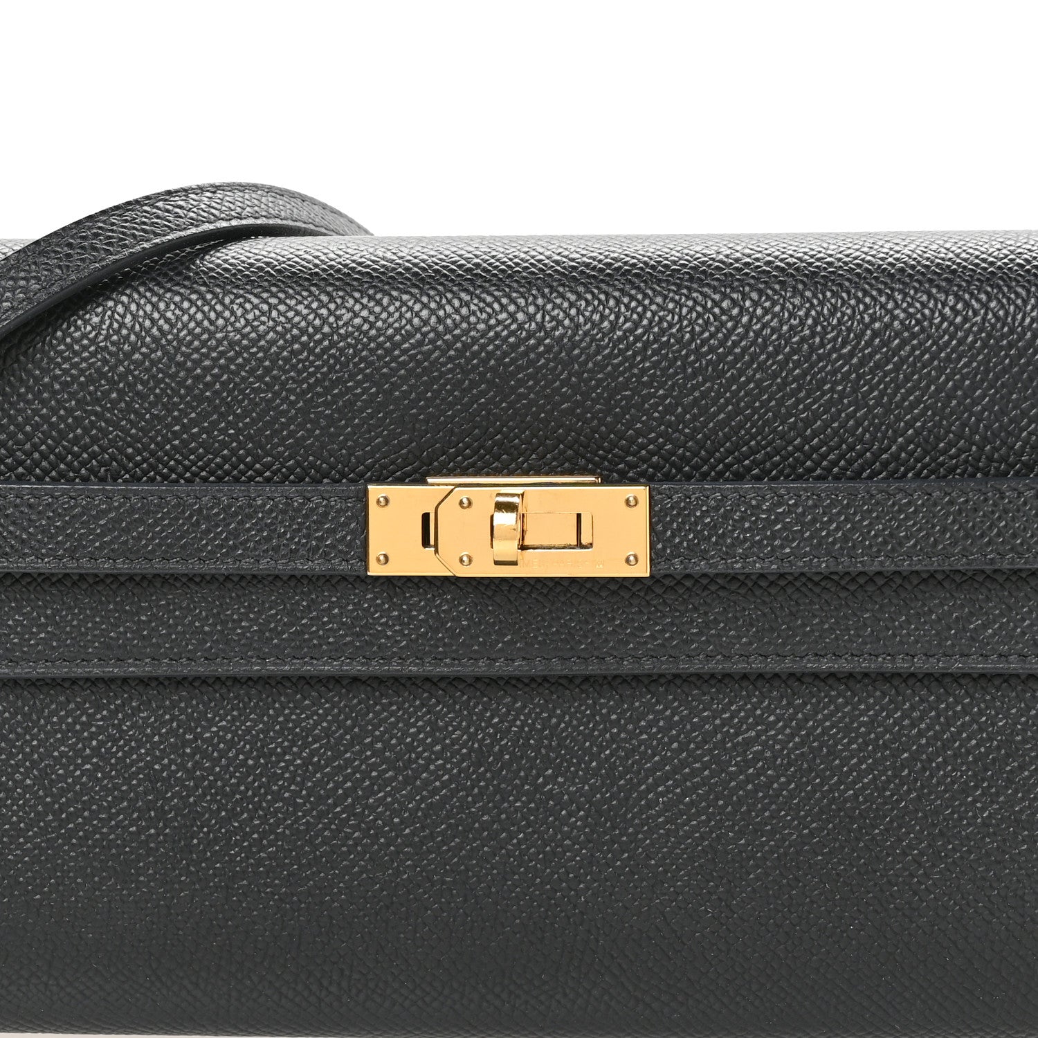 Hermes Epsom Kelly Wallet To Go Black 8 of 11
