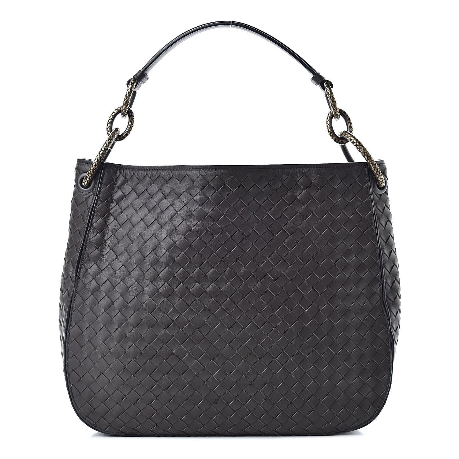 Bottega Veneta Nappa Intrecciato Small Loop Quetsche 1 of 11