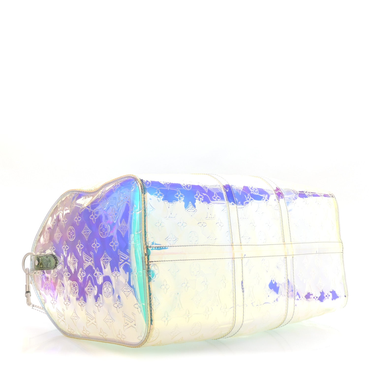 Louis Vuitton PVC Monogram Keepall Bandouliere 50 Iridescent Prism 3 of 9