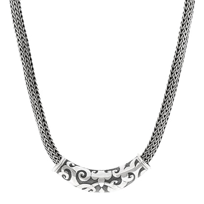 John Hardy Sterling Silver Slide Pendant Necklace 1 of 6