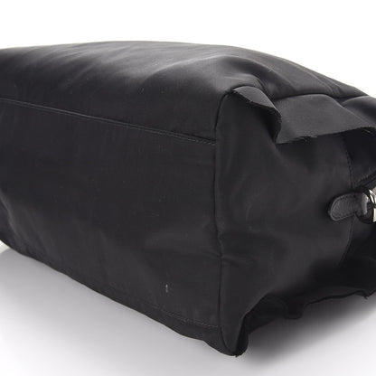 Prada Tessuto Nylon Ruffle Bauletto Nero Black 11 of 11