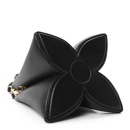 Louis Vuitton Calfskin Monogram LV Bloom PM Black 4 of 9