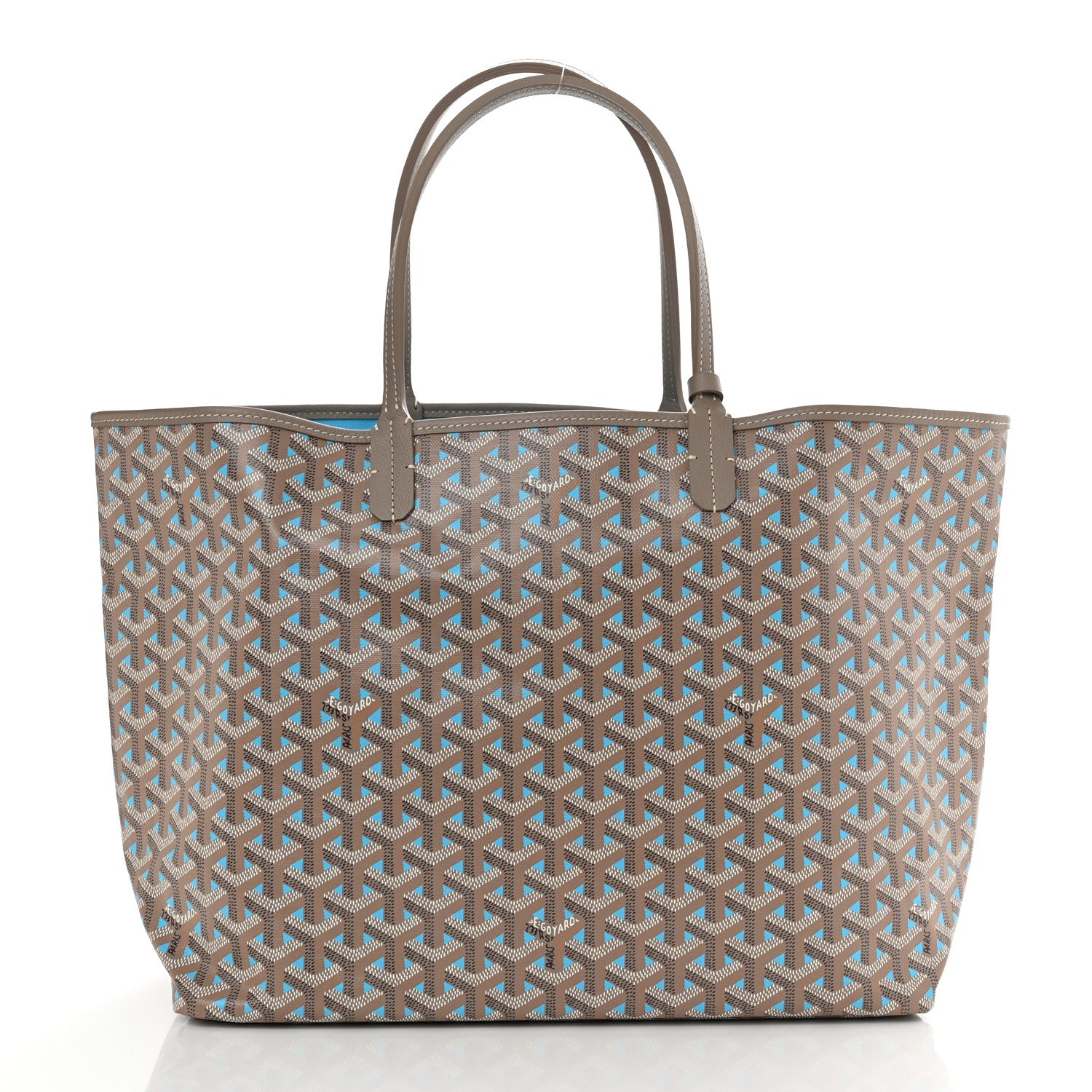 Goyard Goyardine Saint Louis Claire Voie PM Grege Turquoise 3 of 12