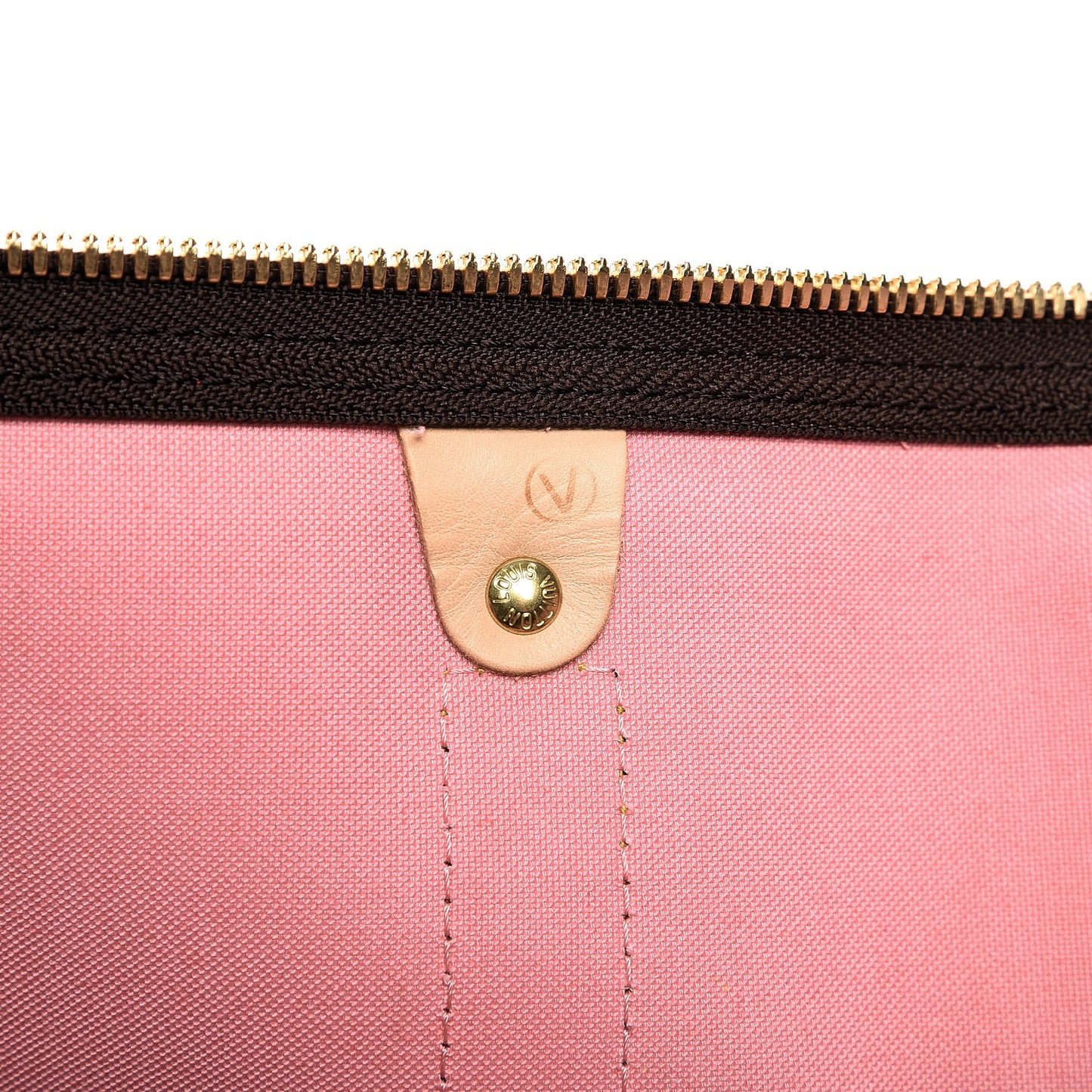 Monogram Jungle Dots Keepall Bandouliere 50 Sugar Pink Poppy