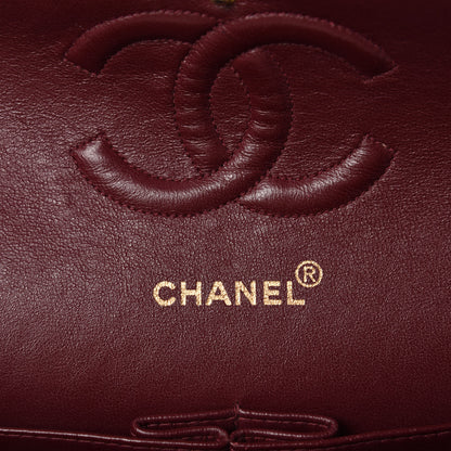 Chanel Lambskin Quilted Medium Double Flap Black 12 of 15