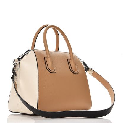 Givenchy Sugar Goatskin Small Bi-Color Antigona Light Beige 4 of 10