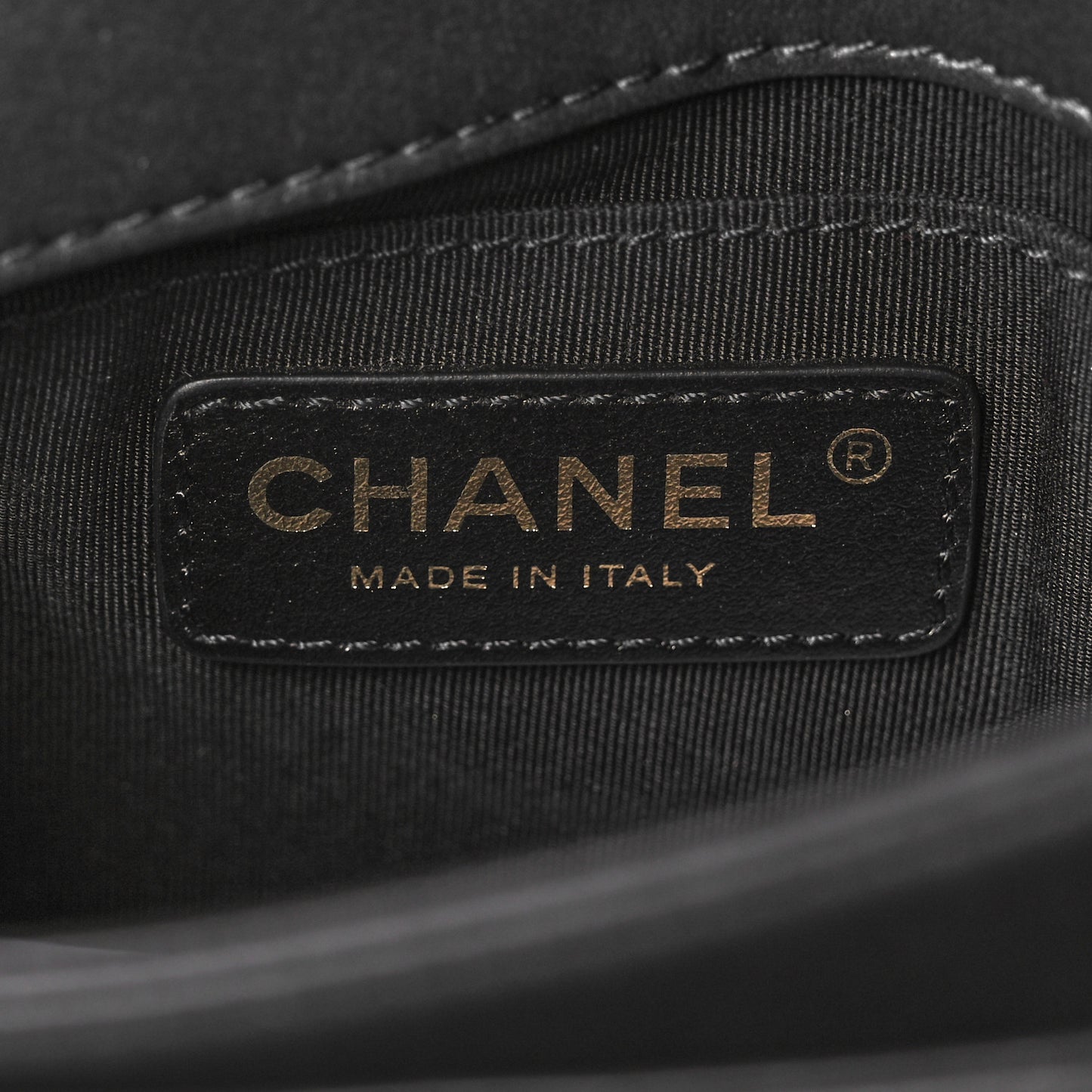 Calfskin Quilted Top Handle Flap Black