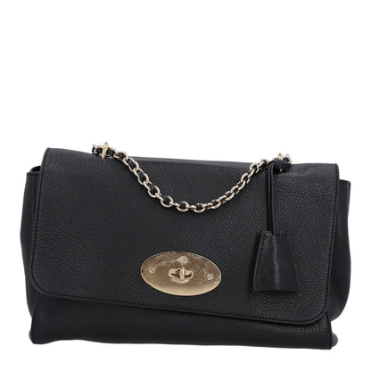 Mulberry Glossy Goatskin Medium Lily Black 1 of 9