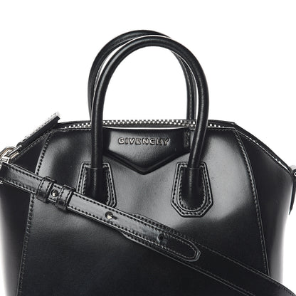Givenchy Shiny Lord Calfskin Mini Antigona Black 6 of 8