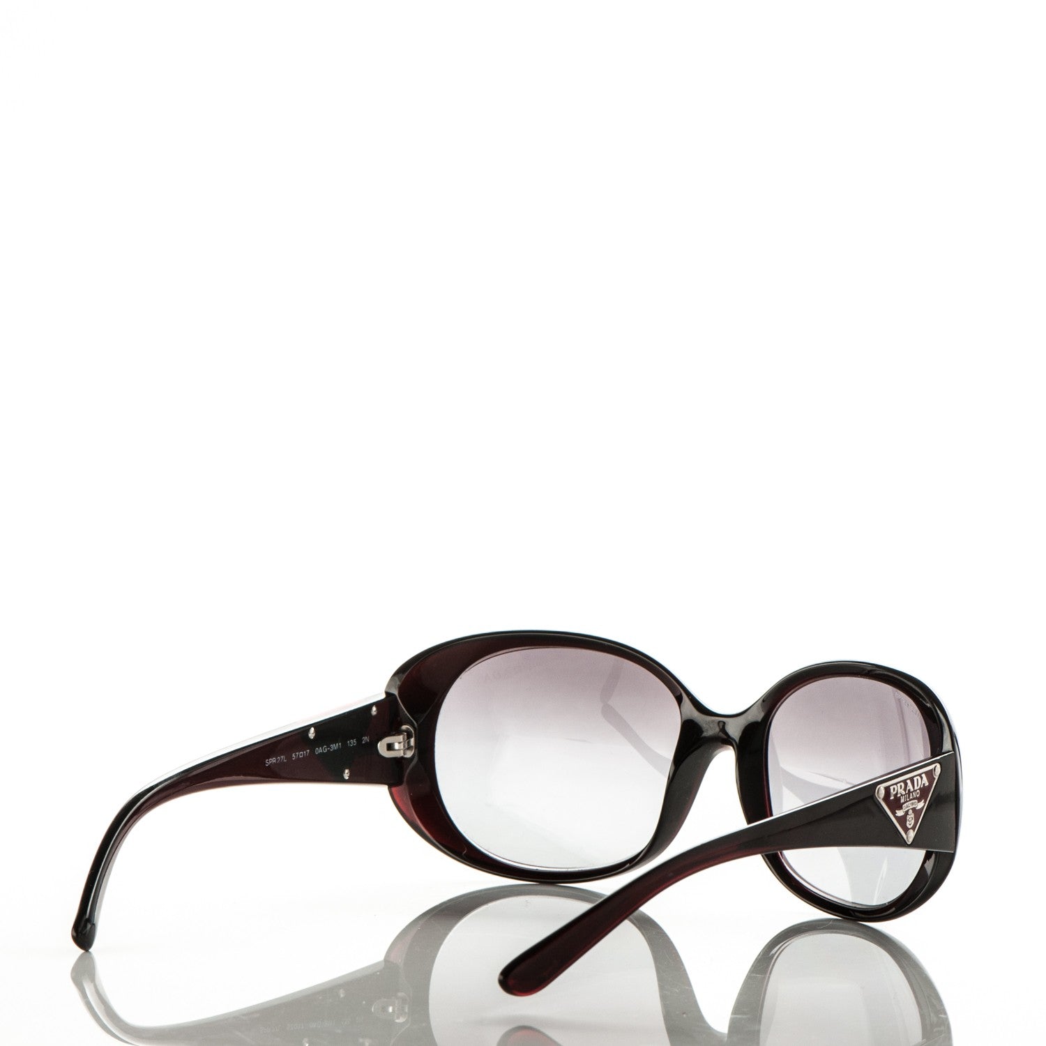 Prada Sunglasses SPR 27L Dark Red 4 of 6