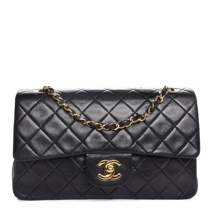 Chanel Lambskin Quilted Small Double Flap Black 1 of 10