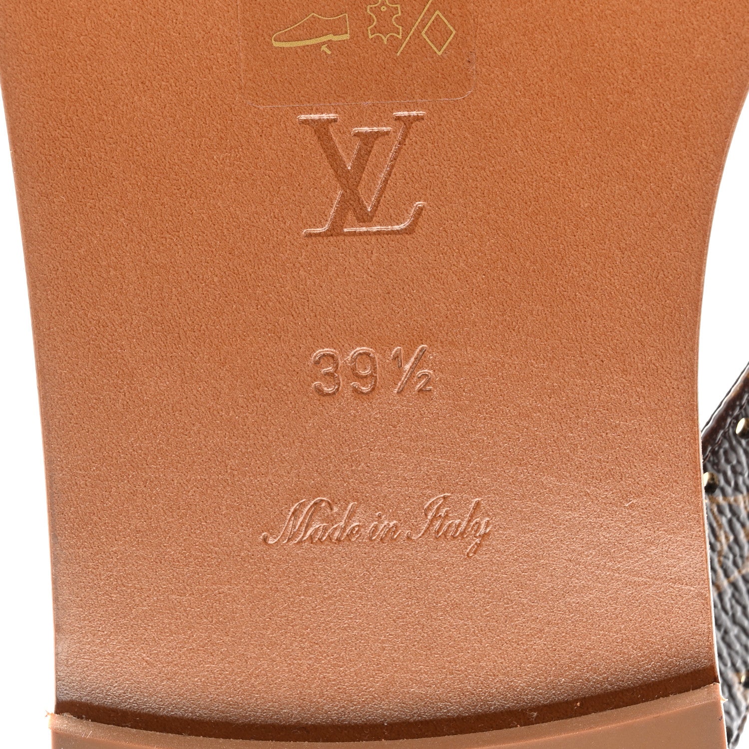 Louis Vuitton Monogram Sunny Flat Thong Sandals 39.5 Brown 6 of 10