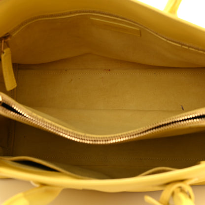 Saint Laurent Calfskin Small Sac De Jour Bag Yellow 5 of 14