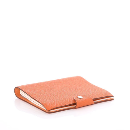 Hermes Togo Ulysse PM Agenda Cover Orange 4 of 7