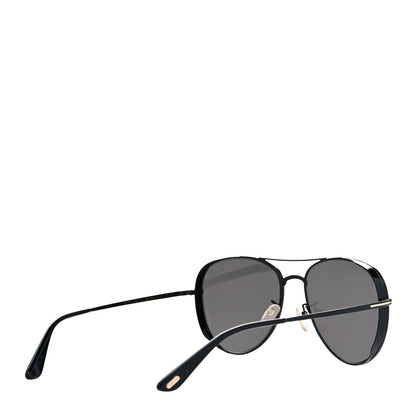Tom Ford Metal Aviator Sunglasses TF723K Black 4 of 8
