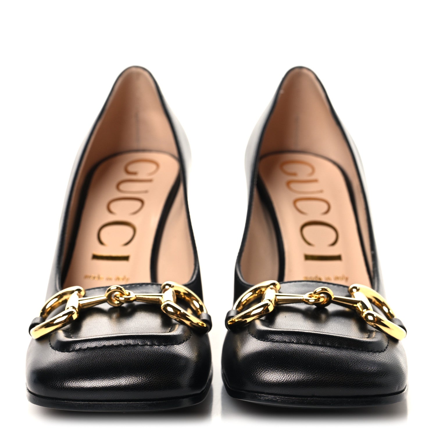 Gucci Malaga Kid Horsebit 75mm Pumps 38 Black 3 of 10