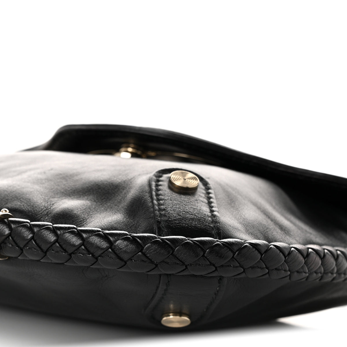 Gucci Calfskin Small Britt Tassel Shoulder Bag Black 10 of 11
