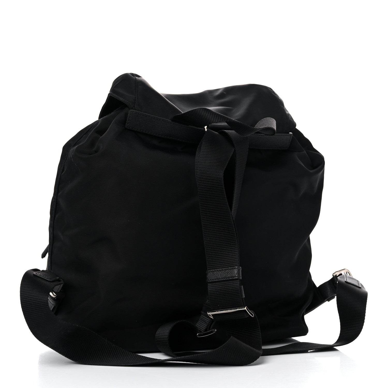 Prada Nylon Vela Medium Backpack Black 2 of 19