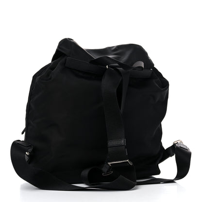 Prada Nylon Vela Medium Backpack Black 2 of 19