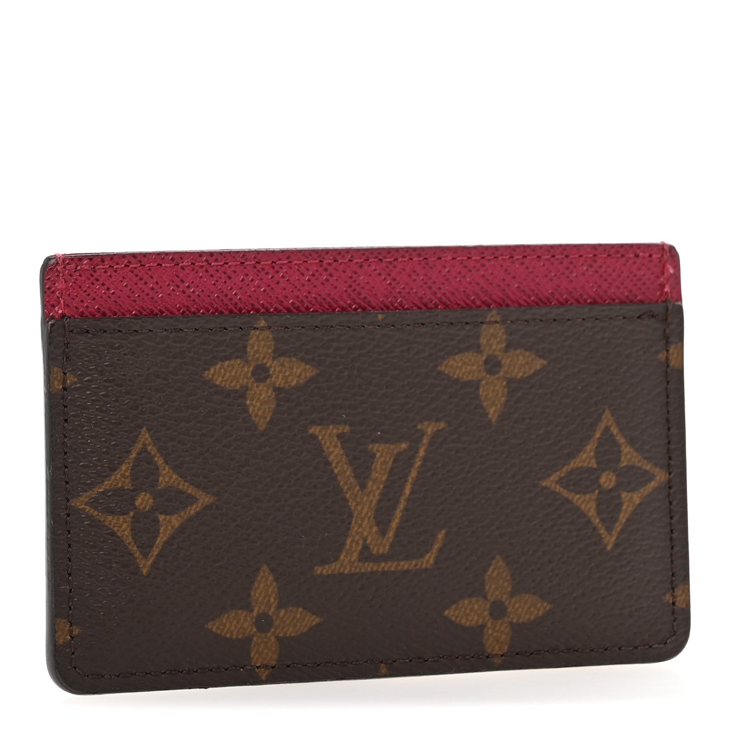 Monogram Card Holder Fuchsia