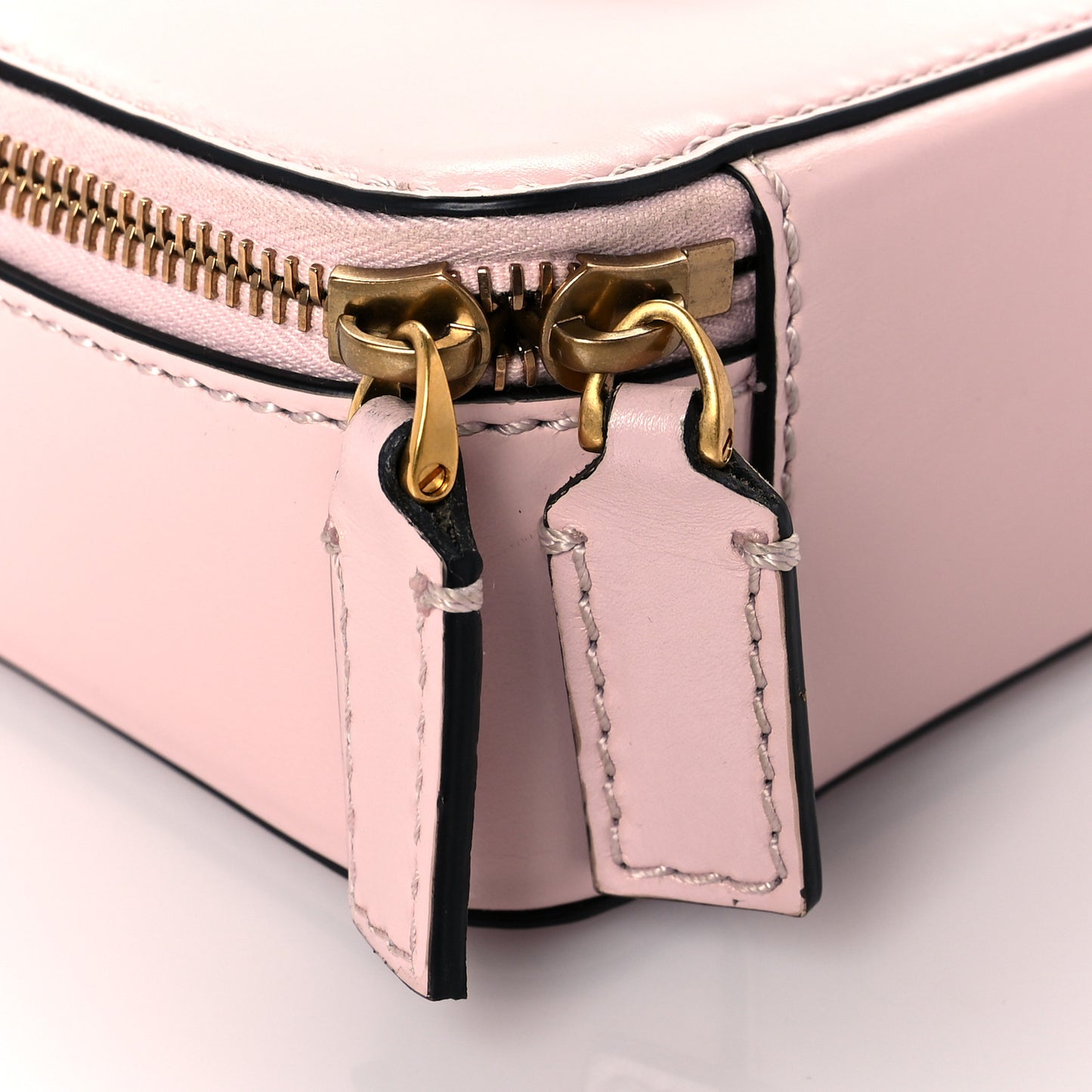 Smooth Calfskin VSling Crossbody Bag Pink
