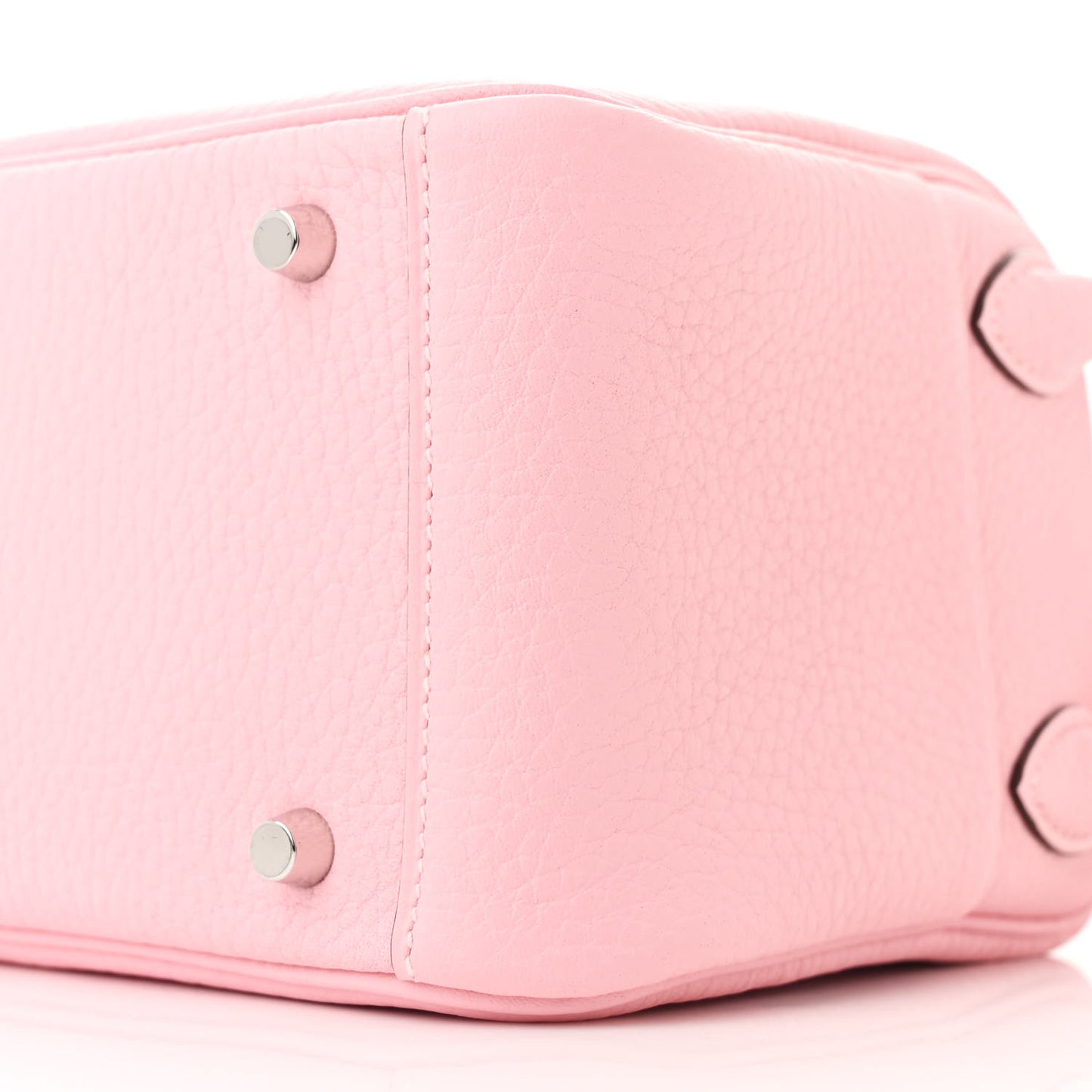 Taurillon Clemence Verso Mini Lindy 20 Rose Sakura Gris Perle