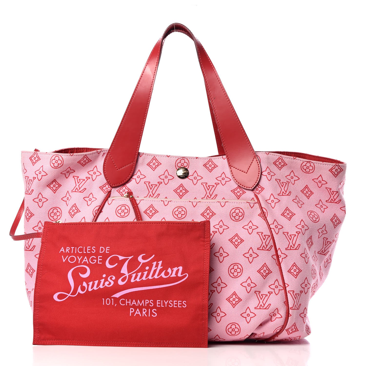 Louis Vuitton Canvas Cabas Ipanema PM Pink 40 of 40