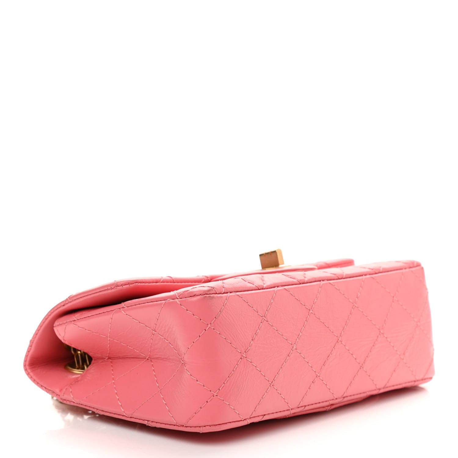 Chanel Aged Calfskin Quilted 2.55 Reissue Mini Flap Pink 4 of 9