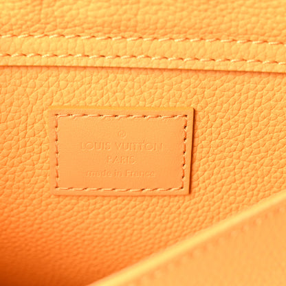 Louis Vuitton Grained Calfskin Aerogram Takeoff Sling Safran Yellow 6 of 9