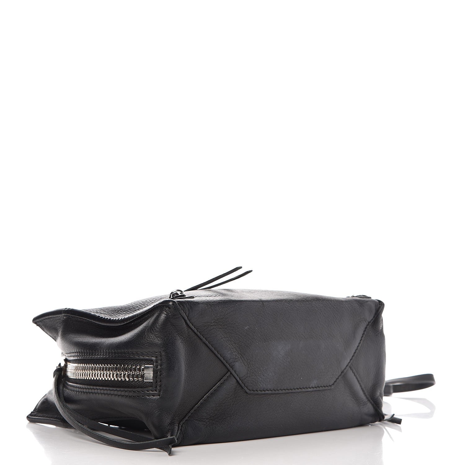 Balenciaga Calfskin Papier Mini A4 Zip Around Tote Black 5 of 17