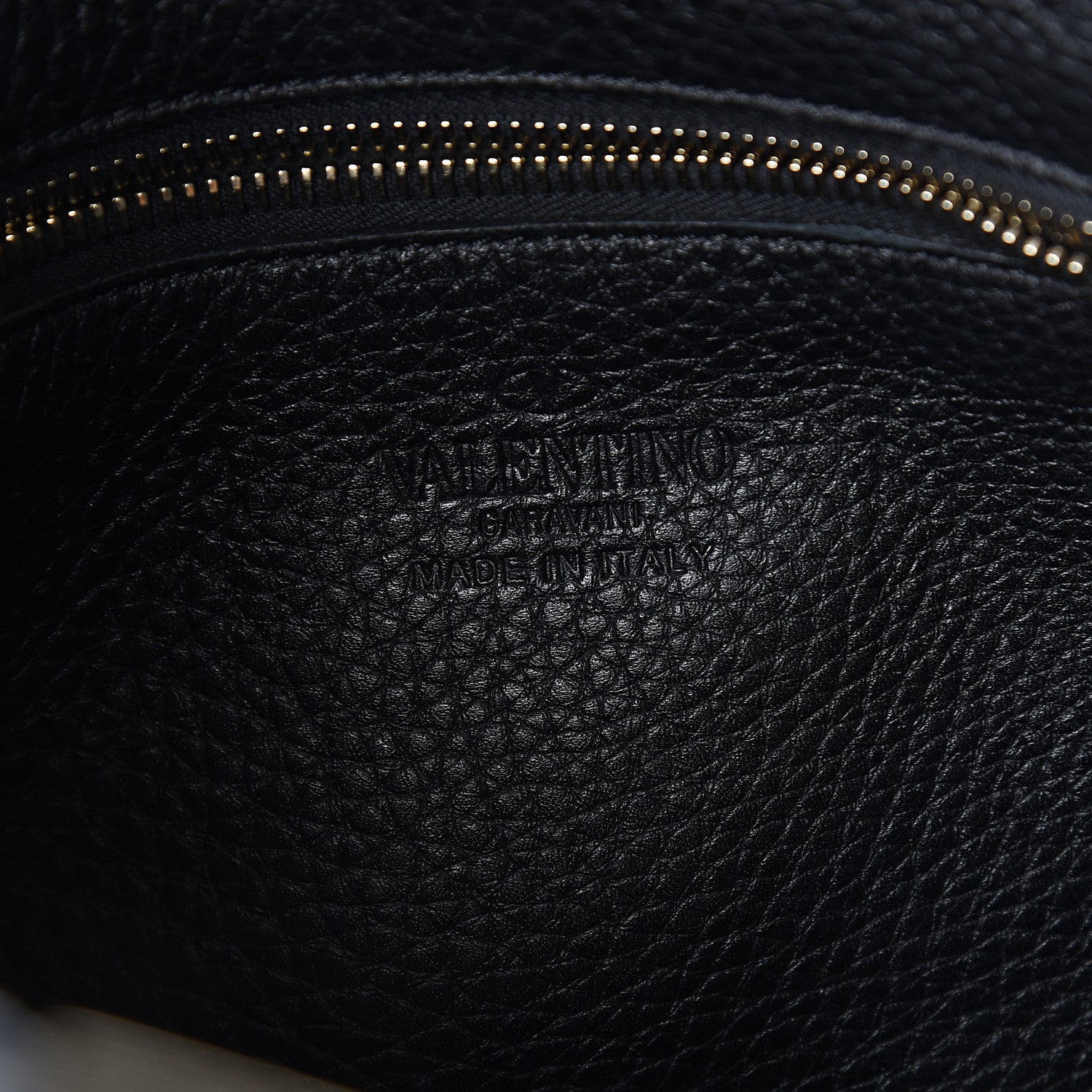Valentino Garavani Pebbled Calfskin Small Rockstud Flip-Lock Messenger Bag Black 5 of 10