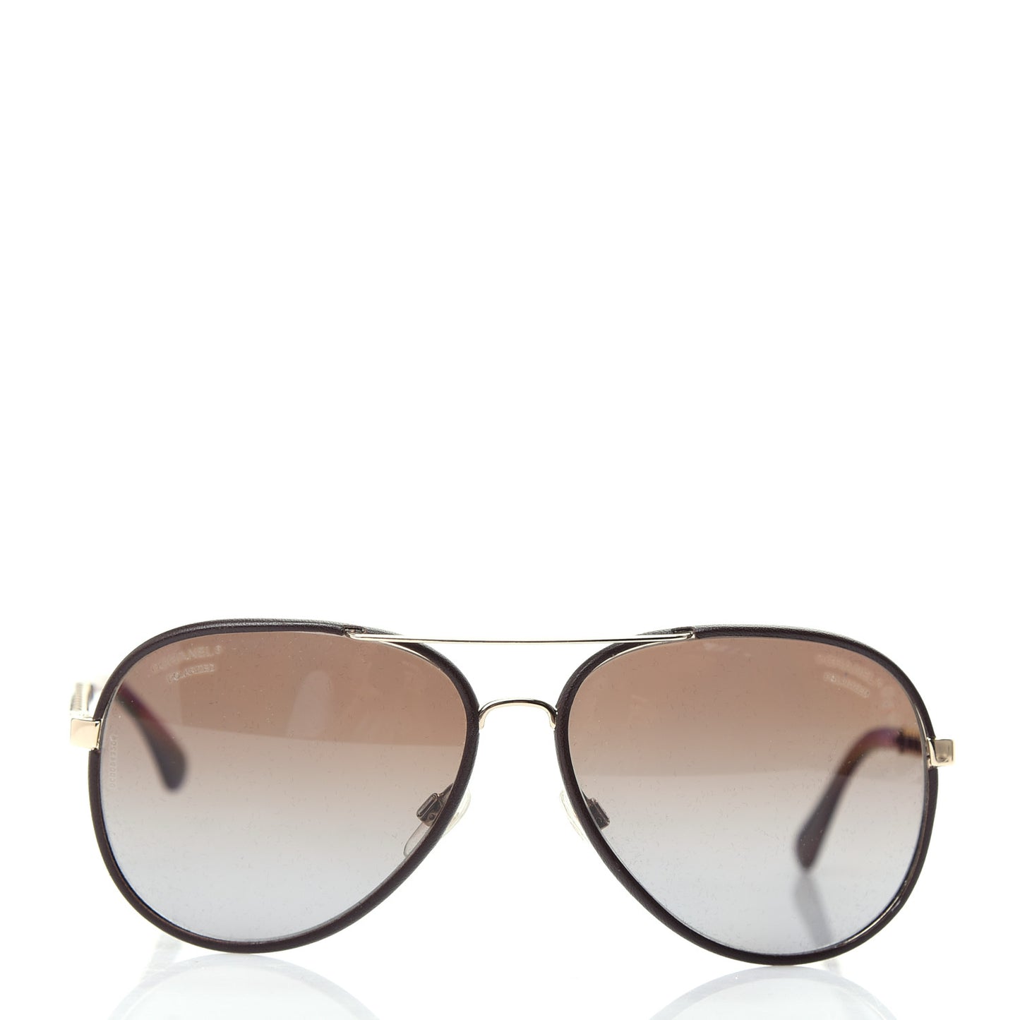 Metal Polarized Pilot Winter Sunglasses 4219-Q Brown