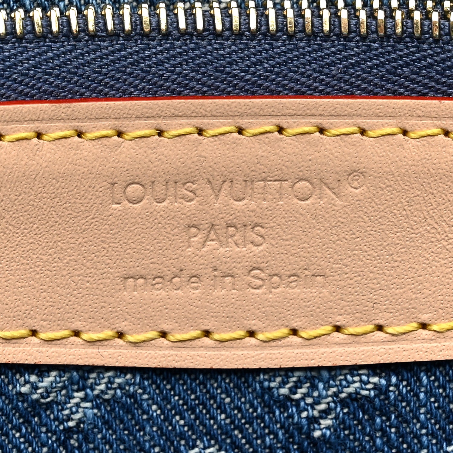 Louis Vuitton Monogram Denim Diane Blue 6 of 10
