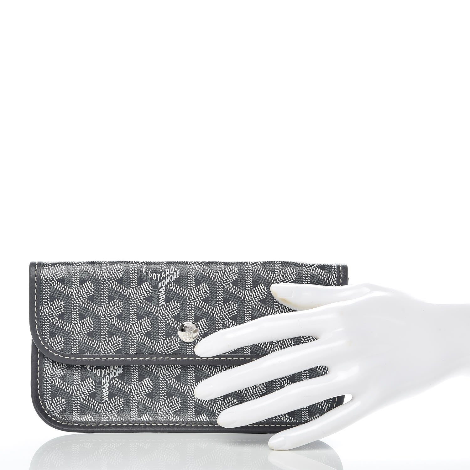 Goyard Goyardine Pouch Grey 2 of 8