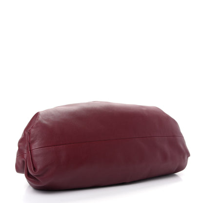 Bottega Veneta Smooth Butter Calf The Pouch Oversized Clutch Bordeaux 4 of 9