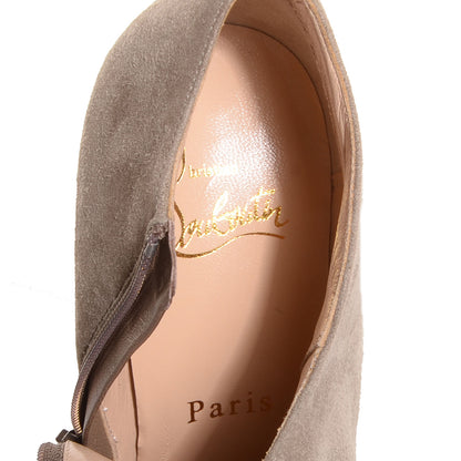 Christian Louboutin Suede VIcky 100 Ankle Boots 36 Grey 8 of 8