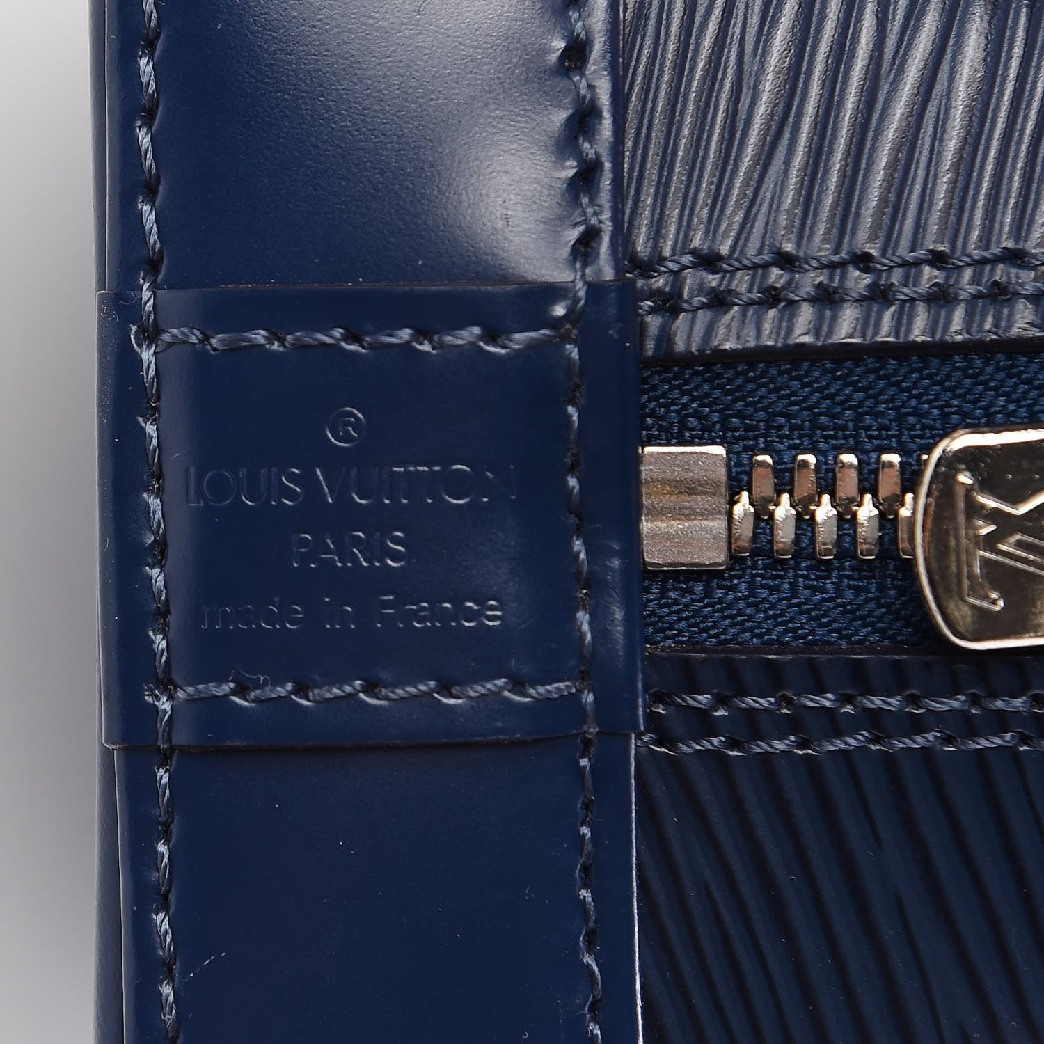 Louis Vuitton Epi Alma BB Indigo 9 of 10