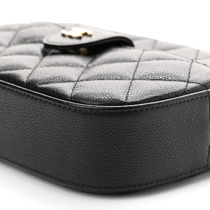 Chanel Caviar Quilted Chain Camera Bag Black 10 of 11