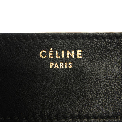 Celine Smooth Calfskin Tweed Tartan Mini Luggage Midnight 9 of 11