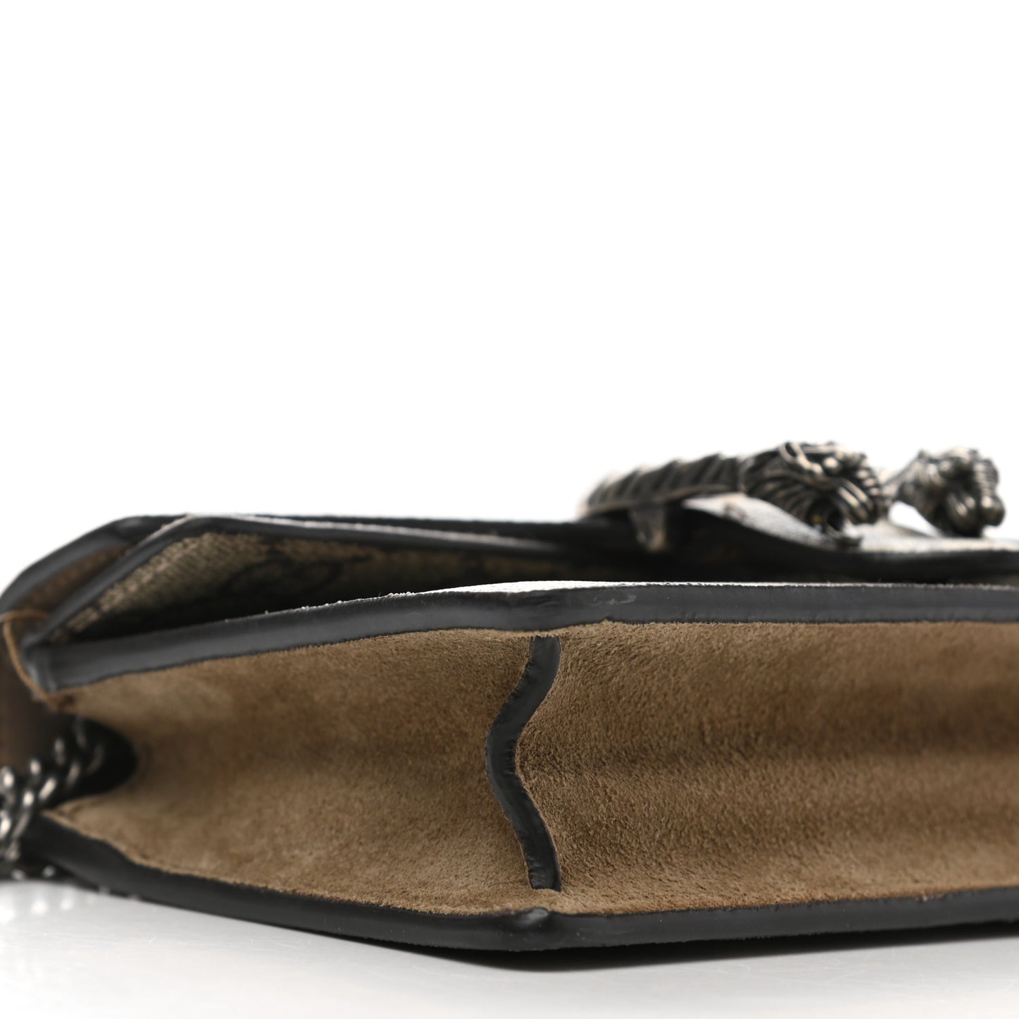 GG Supreme Monogram Super Mini Dionysus Shoulder Bag Taupe