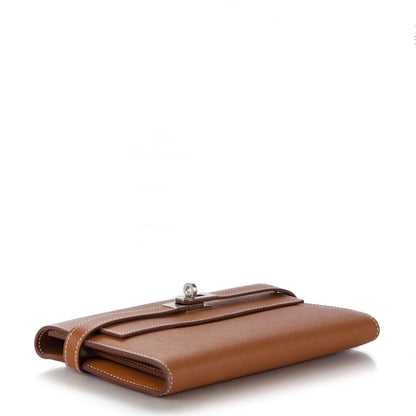 Hermes Epsom Kelly Longue Wallet Gold 4 of 15
