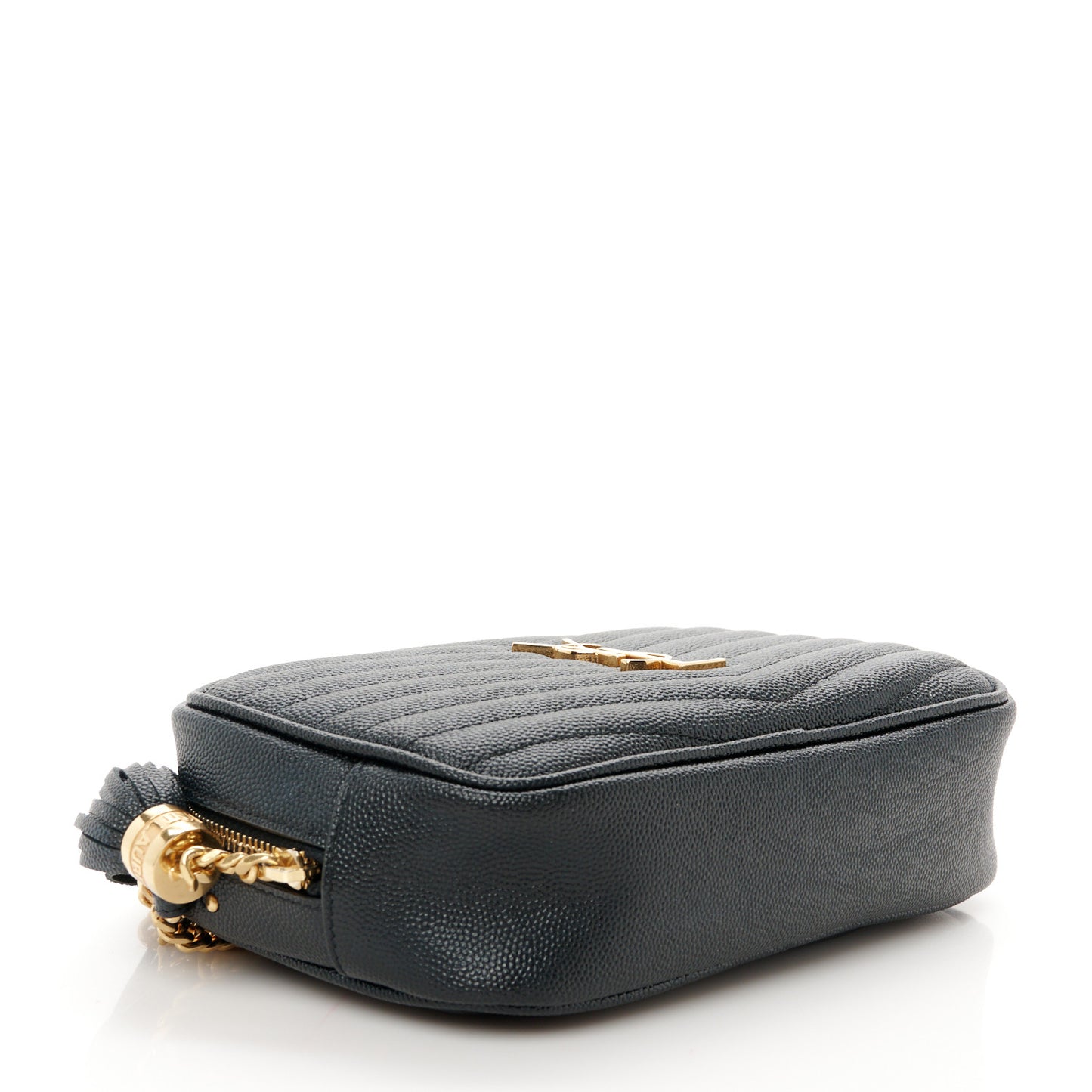 Grain De Poudre Matelasse Monogram Mini Lou Camera Bag Black